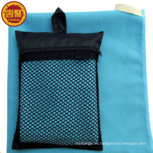 El más nuevo diseño de microfibra de alta calidad toalla de deporte de gamuza con bolsa